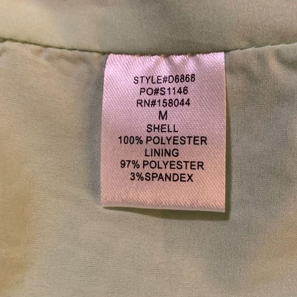 NWT Green and White Sleeveless Tweed Minidress - Picture 7 of 8